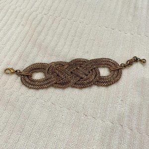 Forever 21 Adjustable Metallic Knot Bracelet circa 2009